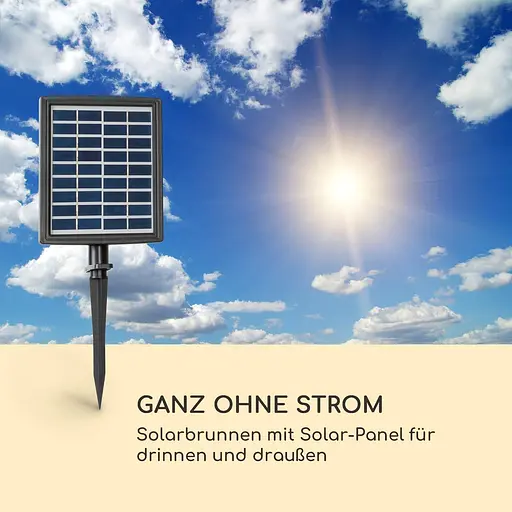 Садовий сонячний фонтан Blumfeldt Stonehenge (10035727) - фото 2