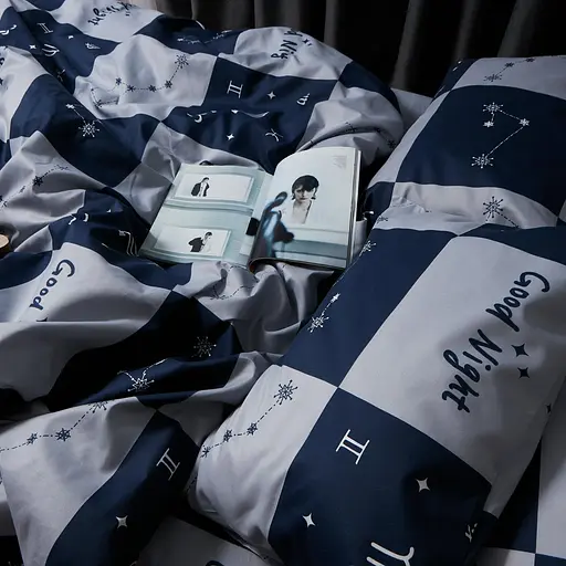 Комплект постільної білизни Moon&Star Микросатин Premium Zodiac Dream Євро 200х220 наволочки 4х50х70 - фото 4