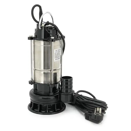 Занурювальний насос 550W 220V до 6 м³/год підйом до 9 м 40 мм нержавіюча сталь 400х180х180 мм 6,1 кг + перехідник - фото 1