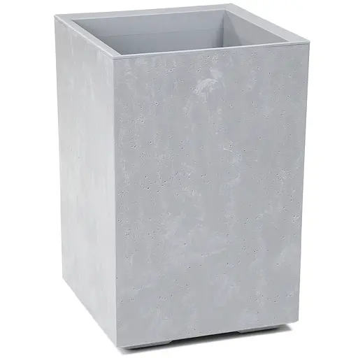 Вазон Lamela Karo 40х40х60 см серый бетон (9709922) - фото 1