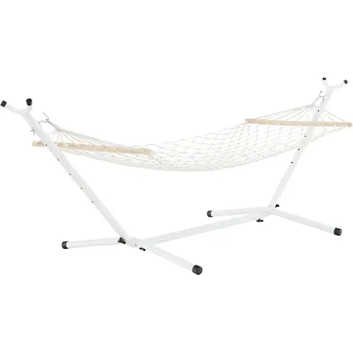 Гамак плетений Jumi Garden з планкою білий - фото 2