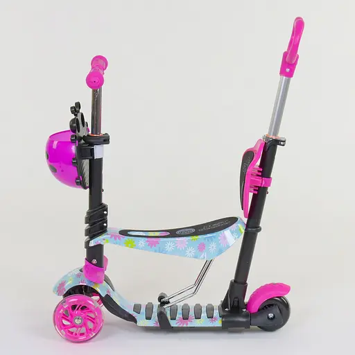 Самокат 5 в 1 Best Scooter 11210 рожевий - фото 6