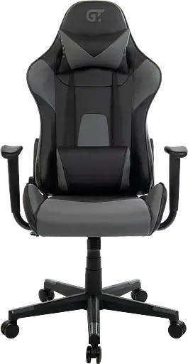 Геймерское кресло GT Racer черное с темно-серым (X-2317 Black/Dark Gray) - фото 6