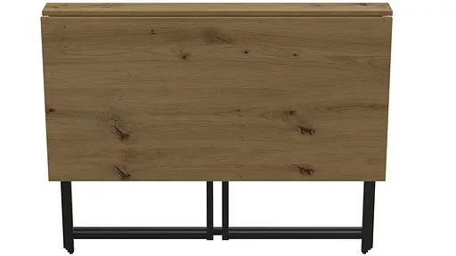 Стіл розкладний Моріс Ferrum-decor 750x1000x600 Чорний метал ДСП Дуб Артізан 16 мм (FRD-104674) - фото 8