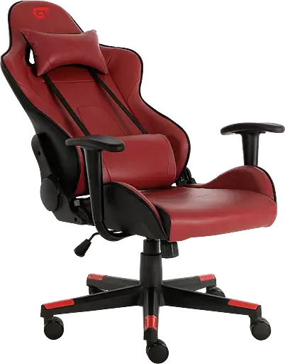 Геймерское кресло GT Racer черное с красным (X-2317 Black/Wine Red) - фото 3