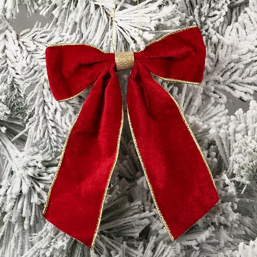 Украшение декоративное Yes! Fun Бант 19x16 см бордо (975077) - фото 5