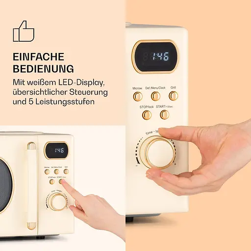 Мікрохвильова піч Klarstein Julieta 20 л (10040731) - фото 3