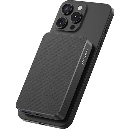 Павербанк Proove Carbon Slim Black 10 000 mAh / 22.5 Вт (PBCS22110001) - фото 5