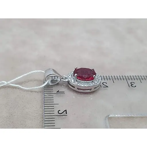 Серебряная подвеска TOP Silver с фианитами. 9540114К - фото 4