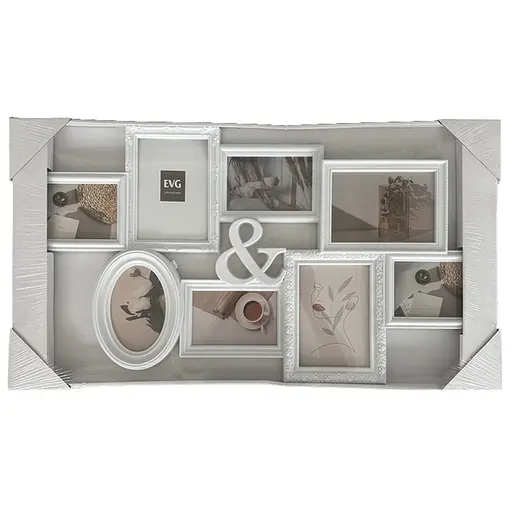 Фоторамка EVG Inno ZB-8-4378 White Collage 8 (ZB-8-4378) - фото 1