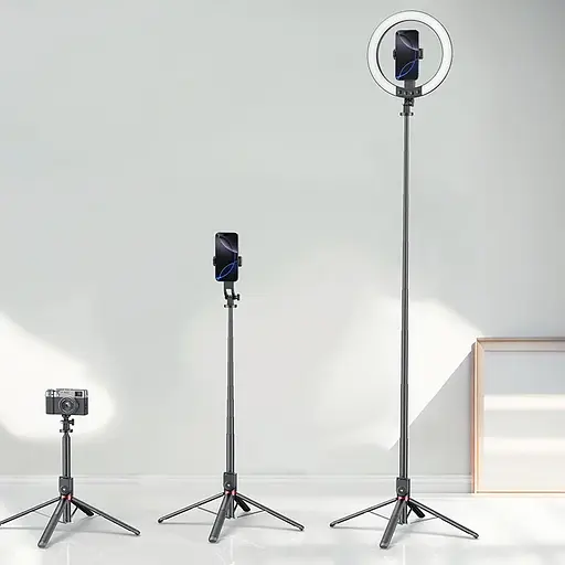 Кольцевая LED-лампа для селфи Usams US-ZB323 10-inch Fill Light 1200mAh - фото 5