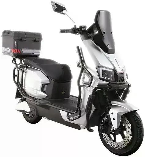 Электроскутер Двухместный Crosser V1 (2000W, 72V/23Ah) +Кофр-багажник Белый