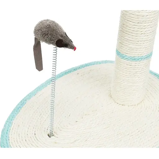 Когтеточка-столбик Trixie для кошек с игрушкой на веревке и мышкой на пружине 40х30х50 см [CD] в ассортименте - фото 6