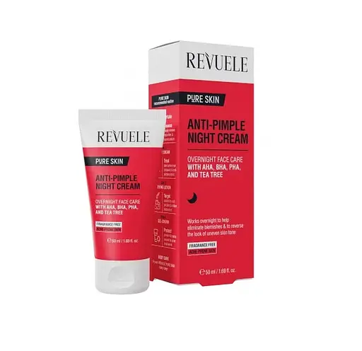 Ночной крем для лица против прыщей Revuele 50 мл - фото 1