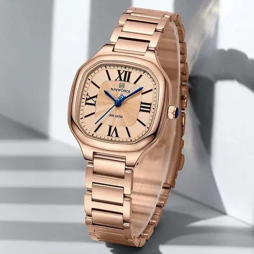 Женские наручные часы Naviforce Carrera (RoseGold) - фото 6