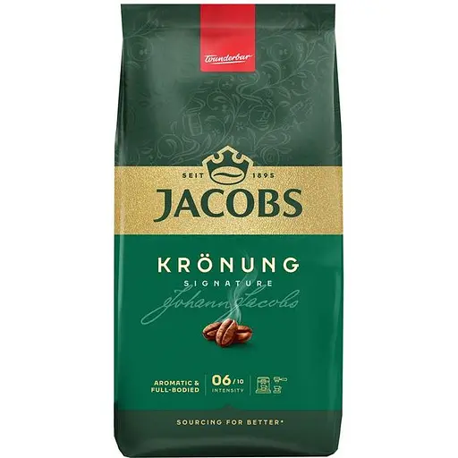 Кава в зернах Jacobs Kronung 500г - фото 2