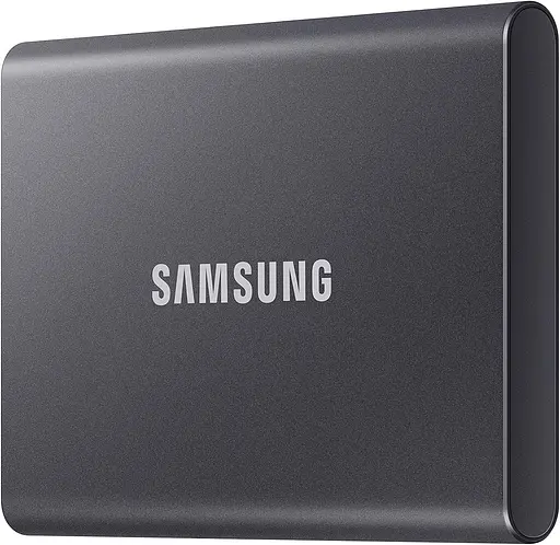 Портативный SSD Samsung 1 ТБ USB 3.2 Gen 2 Type-C T7 Серый - фото 5