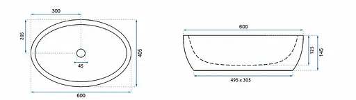 Умывальник Rea Melania silver накладной серебристый REA-U0423, Хром - фото 5