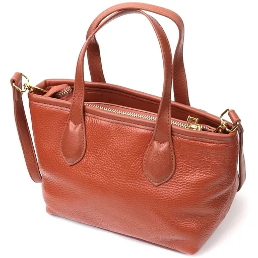 Кожаная сумка женская Vintage 19х14.5х12 см sum0024806 - фото 1