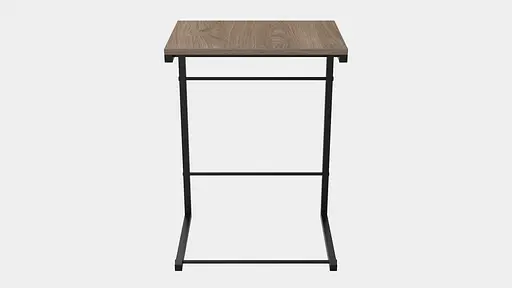 Столик Терри Ferrum-decor 650x440x330 Черный металл ДСП Дуб Сонома Трюфель 16 мм (FRD-104652) - фото 4