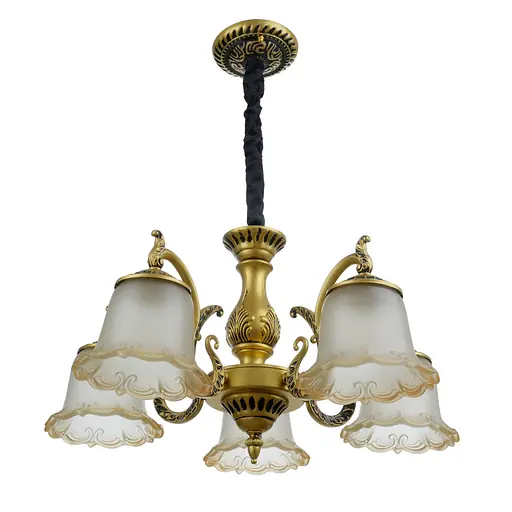 Люстра підвісна Brille прованс E27 60W G (BKL-686S/5)