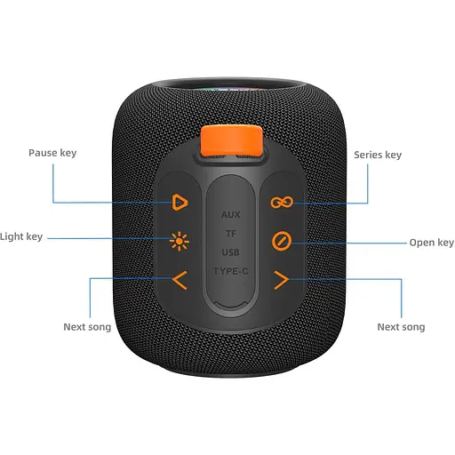 Портативна акустика Hopestar H56 Black [124160] - фото 6