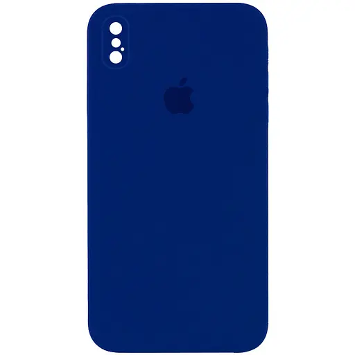 Чохол Epik Silicone Case Square Full Camera Protective AA для Apple iPhone XS Max 6.5 Синій/Deep navy