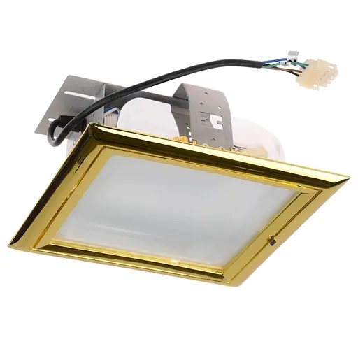 Светильник потолочный Brille врезной DL-10W/2x26W PB/101 634 0101 SQR 166037