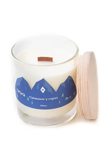 Світанок у горах, 250 мл, 30 год Стандартні (250мл) Соєвий віск - фото 2