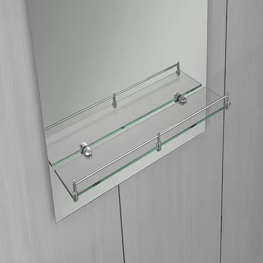 Дзеркало настінне Zerix Laguna MRZ03-500x700x110 прямокутне з дугоподібним верхом та полицею ZX5622 - фото 2