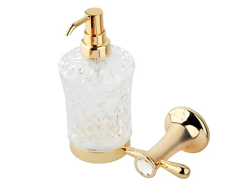 Дозатор для рідкого мила Kugu Bavaria 314G, Золотий - фото 1