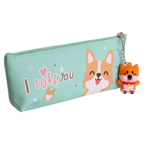 Пенал силіконовий із підвіскою Лисенок, PVC, 21146Y-P (В асортименті) - фото 2