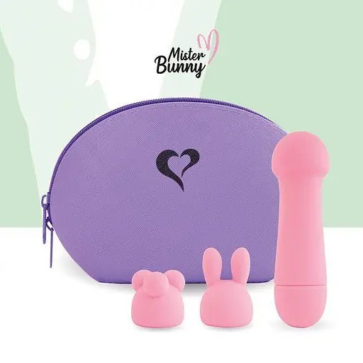 Мини-вибратор FeelzToys Mister Bunny 13.5 см розовый - фото 5