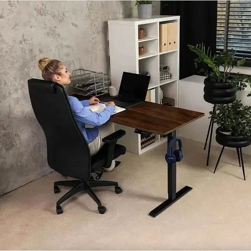 Компьютерный стол с регулируемой высотой Di Volio Rapalo коричневый - фото 8