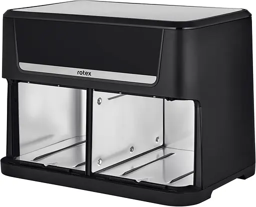 Мультипіч Rotex ROM1210-2XL MultiFry DUO 11 програм 12 л(6+6 л) LED дисплей 2800 Вт Чорний з сірим - фото 5