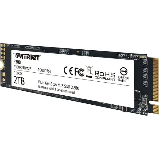 SSD накопитель Patriot P300 2TB (P300P2TBM28) [130893] - фото 3