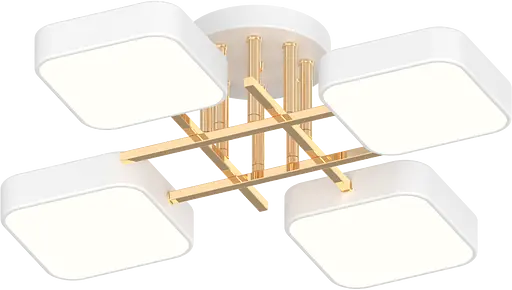 Люстра XI3350-4 белый + золото