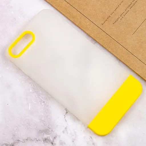 Чехол TPU+PC Bichromatic для Apple iPhone 7 plus/8 plus 5.5 Matte/Yellow - фото 5