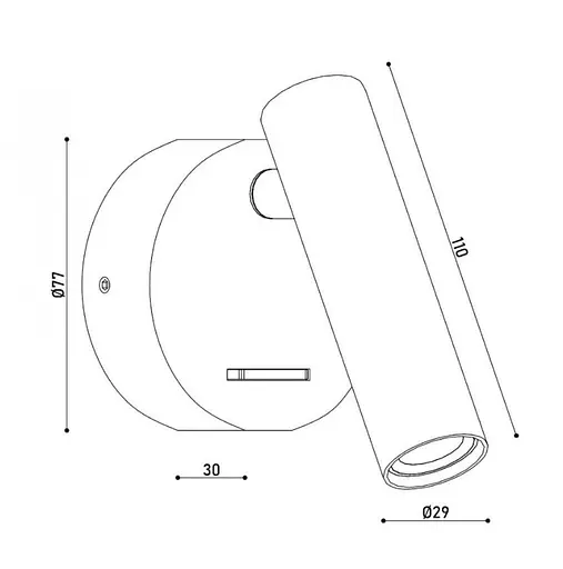 Бра Kloodi DECO WA-PIANO R110 3K WH - фото 7