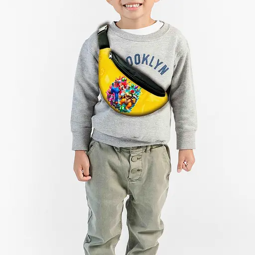 Набор детский Супер Марио рюкзак рюкзак 36х27см сумка-бананка, кружка с принтом для мальчика (01562) - фото 3