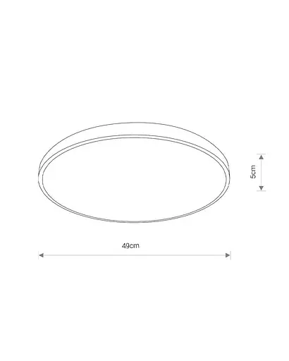Світильник Nowodvorski 10980 Agnes Round Led Pro 1x32W 4000K 3000Lm IP44 Wh - фото 2
