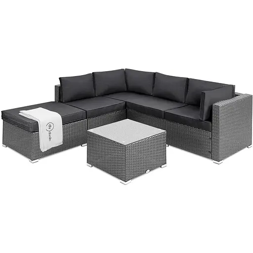 Набор садовой мебели Di Volio Imperia - Серый/Графитный