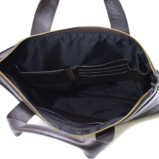 Чоловіча шкіряна сумка TARWA 34х24х1 см sum0026091 - фото 2