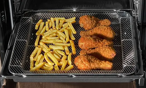 Духовой шкаф электрический Hansa 77 л A дисплей конвекция черный - фото 7