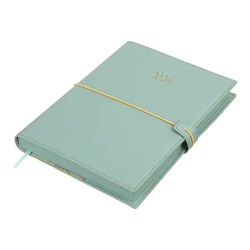 Щоденник датований Buromax Pandora 2026 A5 штучна шкіра м'ятний (BM.21141-38) - фото 3