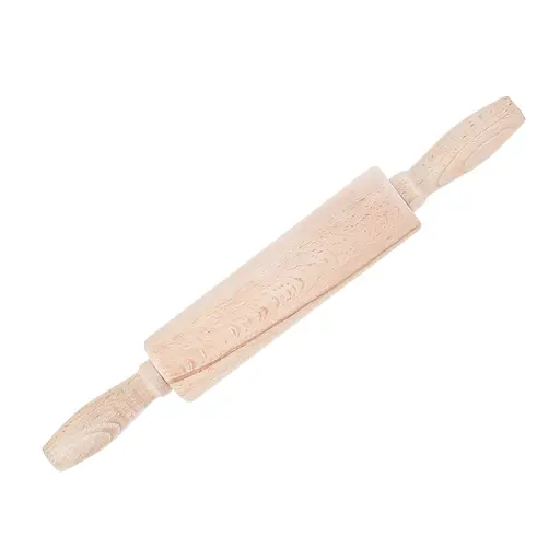 Скалка деревянная из темного дерева с вращающимися ручками 40 см Ø 5 см, Woodly 85020 - фото 6