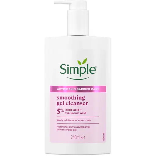 Крем для умывания Simple Activ Skin Smoothing Gel Cleanser Разглаживающий 240 мл (8720181563270)