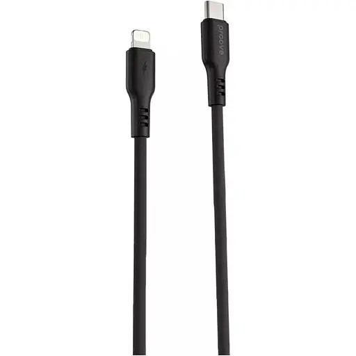 Кабель Proove Rebirth USB-C to Lightning 27W 1m Black (CCRE60002101) [130362]