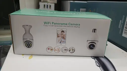 Панорамная беспроводная камера видеонаблюдения IP-камера-лампочка QC-ZR006 WiFi-камера в патрон E27 White - фото 5