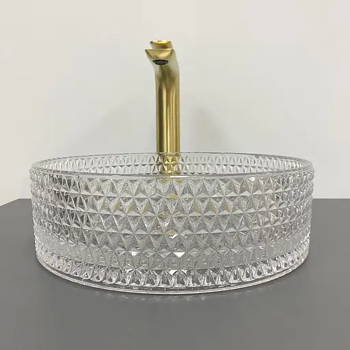 Умивальник VBI Sepino transparent накладний VBI-016300, Прозорий - фото 2